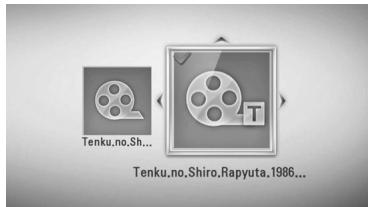 LG HB805PH - Selecting a subtitle file MOVIE - 1