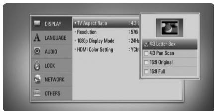 LG HB805PH - Adjust the Setup Settings - 4