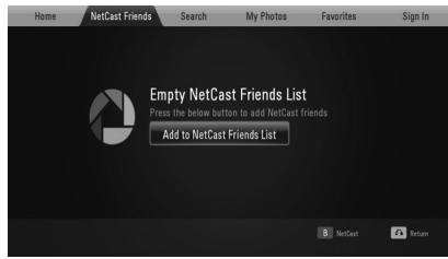 LG HB805PH - Adding friends - 1