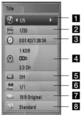 LG HB805PH - Displaying content information on-screen - 1