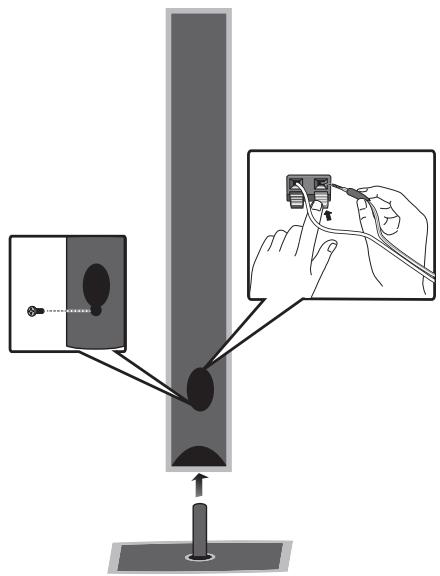 LG HB805PH - Assembling the speaker stand to the speaker - 2