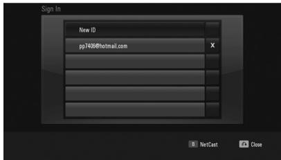 LG HB805PH - Sign in with your YouTube account - 1