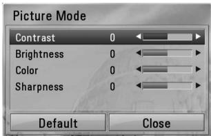 LG HB805PH - Setting the [User setting] option - 1