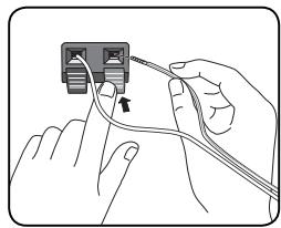 LG HB905PA - Attaching the speakers to the player - 2