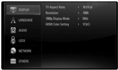 LG HB954SA - [DISPLAY] Menu - 1