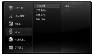 LG HB954SA - [LOCK] Menu (Parental Control) - 1