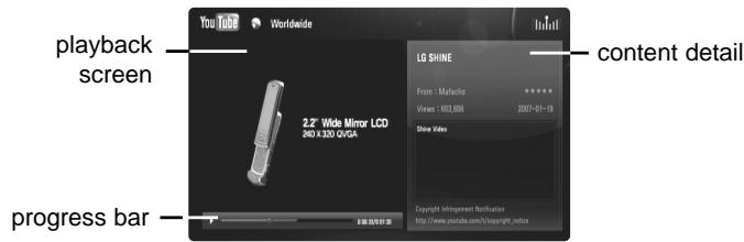 LG HB954SA - About YouTube playback screen - 1