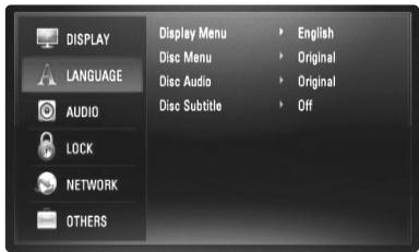 LG HB954TBW - [LANGUAGE] Menu - 1