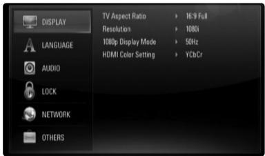 LG HB954TBW - [DISPLAY] Menu - 1