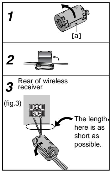 LG HB954TBW - How to attach the ferrite core - 1