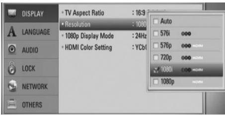 LG HB965TZ - Resolution Setting - 2