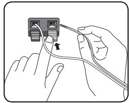 LG HB965TZ - Attaching the speakers to the player - 2