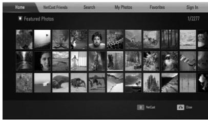 LG HB965TZ - About the Picasa Web Albums menu - 1