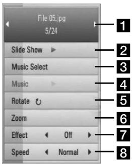 LG HB965TZ - Options while viewing a photo - 1