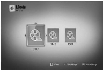 LG HB965TZ - Playing a movie file and VR disc - 3