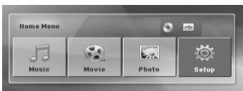 LG HT44S - Using the Home Menu Basic Operations - 1