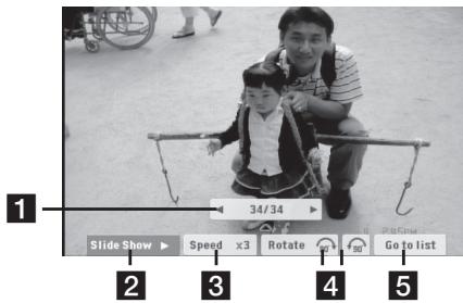 LG HT44S - Options while viewing a photo - 1
