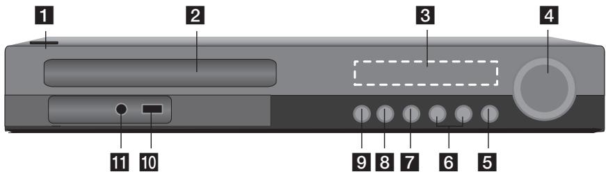 LG HT44S - Front panel - 1