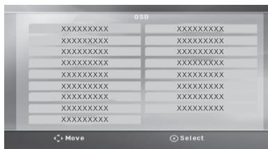 LG HT44S - OSD Initial language settings - 1