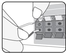 LG HT44S - Attaching the speakers to the unit - 1