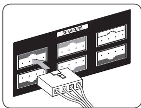 LG HX906SX - Attaching the speakers to the player - 1