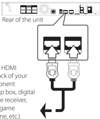 LG HX906SX - HDMI IN 1/2 connection - 1