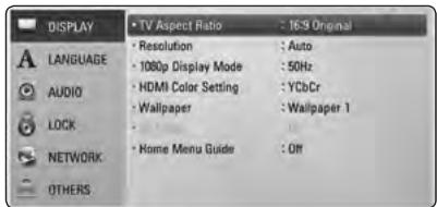 LG HX906TA - Adjust the Setup Settings - 3