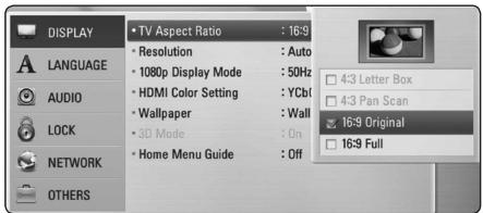 LG HX966CZ - Adjust the Setup Settings - 4