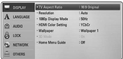 LG HX966CZ - Adjust the Setup Settings - 3