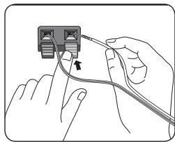 LG HX966CZ - Attaching the speakers to the player - 2