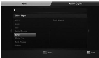LG HX995TZ - Viewing weather information - 2