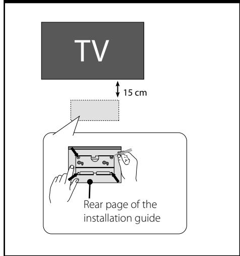 LG HX995TZ - Mounting the player on a wall - 2