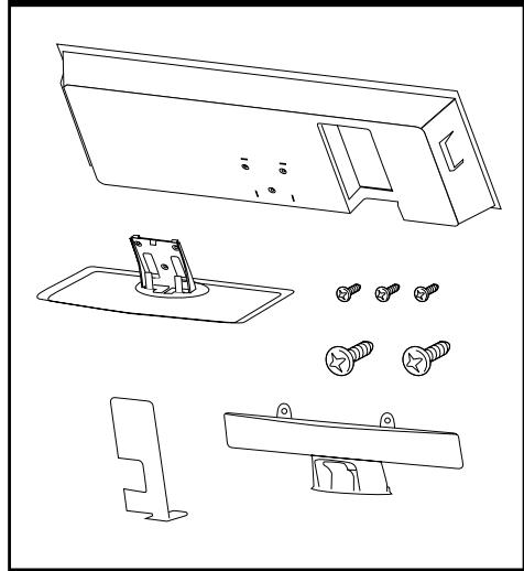 LG HX995TZ - Assembling the player with stand - 1