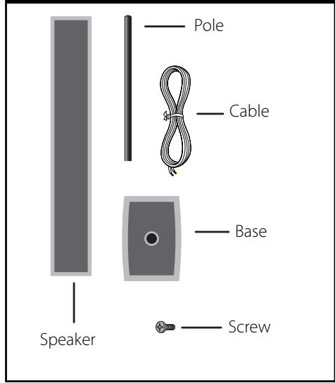 LG HX995TZ - Assembling the speaker - 1