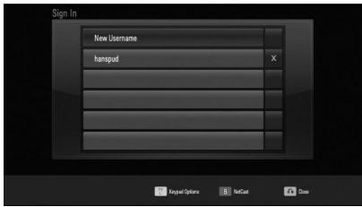 LG HX995TZ - Sign in with your YouTube™ account - 1