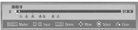 LG HX995TZ - To delete a Marker - 1