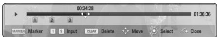 LG HX996TS - To delete a Marker - 1