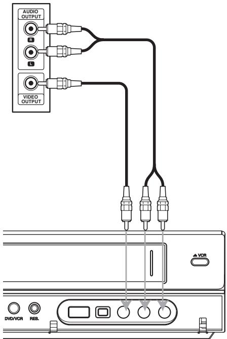 LG RCT689H - Accessory Audio/Video (A/V) Connections to Recorder - 1