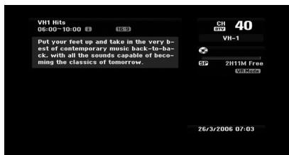LG RCT689H - Displaying Information While Watching TV - 1