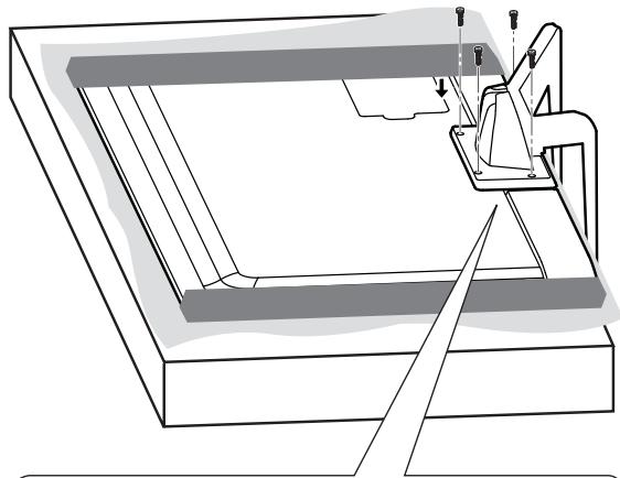 LG 42LM760S - Attaching the stand - 13