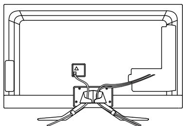 LG 42LM760S - Tidying cables - 5