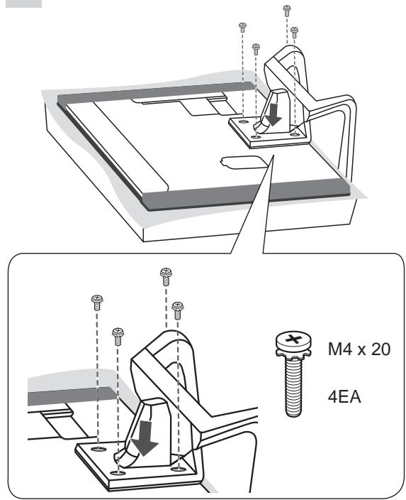 LG 42LM760S - Attaching the stand - 7