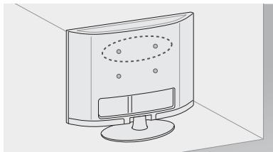 LG 42LM760S - Fissaggio della TV alla parete - 1