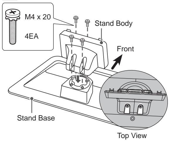 LG 42LM760S - Attaching the stand - 18
