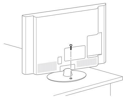 LG 42LM760S - Fixation fiable de la TV sur une table - 1