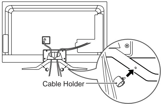 LG 42LM760S - Tidying cables - 4