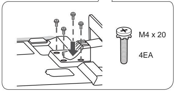 LG 42LM760S - Attaching the stand - 24