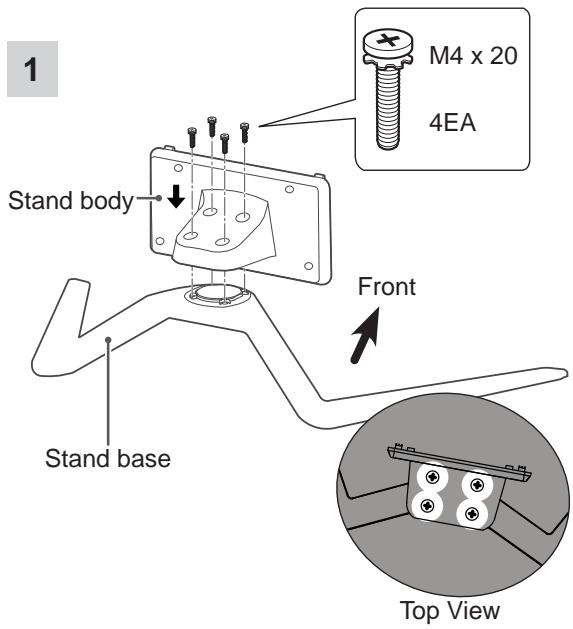 LG 42LM760S - Attaching the stand - 11