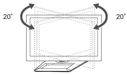 LG 50PM4700 - Nastavení úhlu televizoru podle potřeb - 1