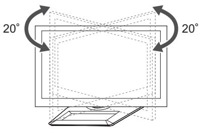 LG 50PM4700 - Prilagajanje kota televizorja svojemu pogledu - 1